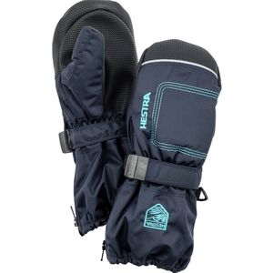 Hestra Toddler Zip Long Mittens, Waterproof Insulated Navy Blue Size 1, Like New